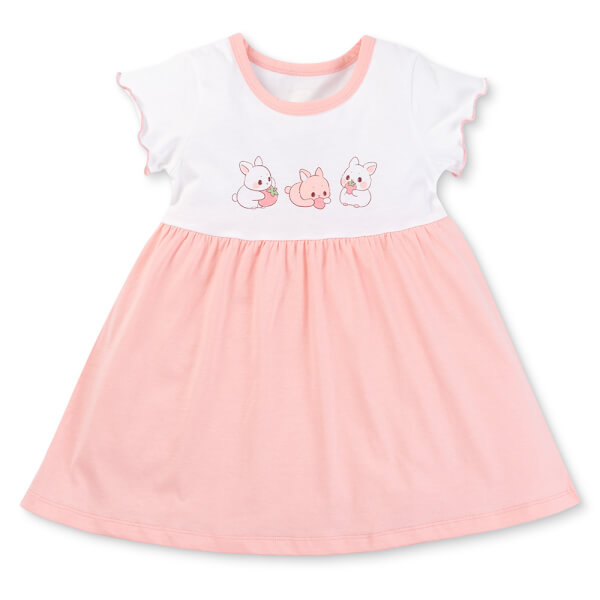 Đầm bé gái Animo Easy LU0625020 (1-4Y,Be-cam sữa,TT02)