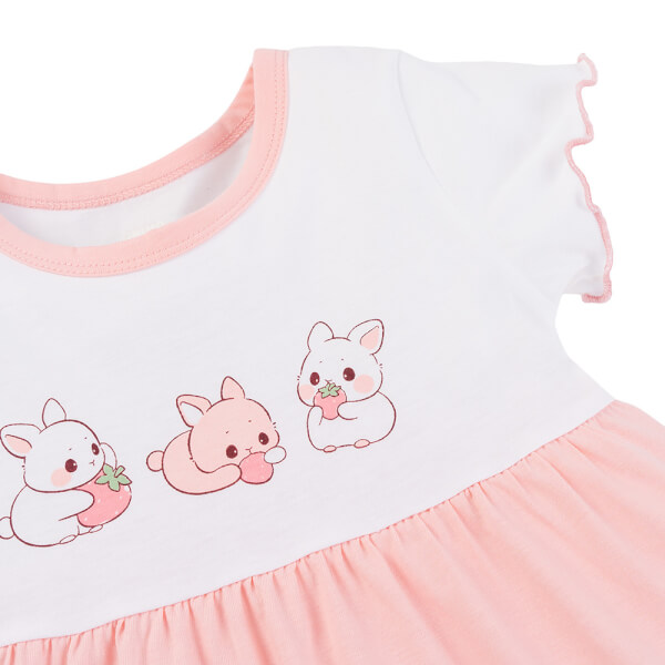 Đầm bé gái Animo Easy LU0625020 (1-4Y,Be-cam sữa,TT02)