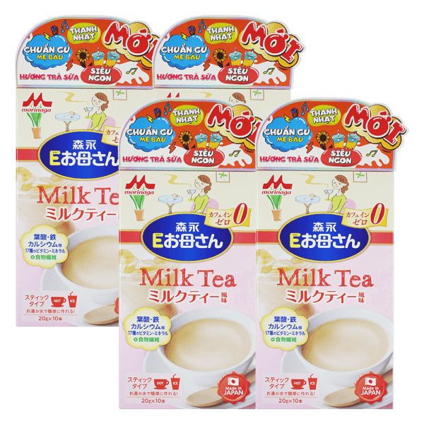 Thực phẩm bổ sung Morinaga E-Okasan hương trà sữa 200g (10 thanh)