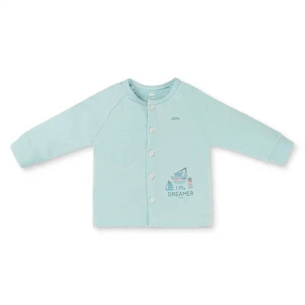 Set 2 Bộ kháng khuẩn Modal dài Animo BMC0925004 (0-24M,Bạc hà-trắng,DD06)