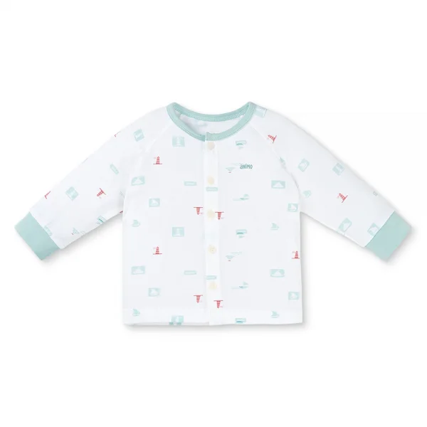 Set 2 Bộ kháng khuẩn Modal dài Animo BMC0925004 (0-24M,Bạc hà-trắng,DD06)