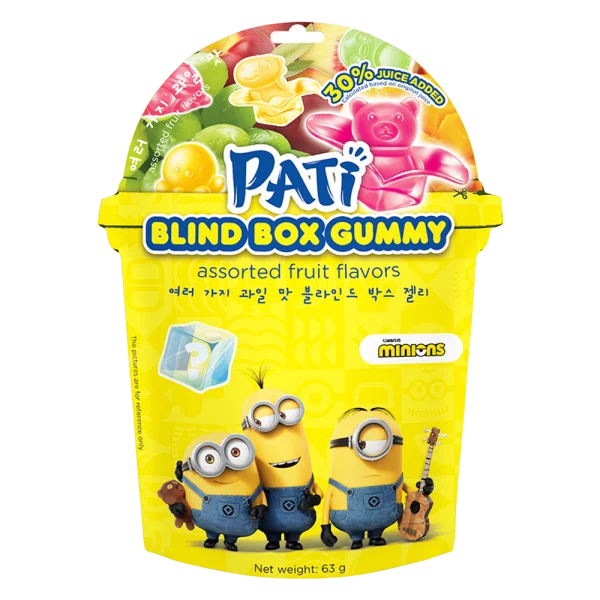 Kẹo dẻo trái cây bất ngờ PATI mix vị