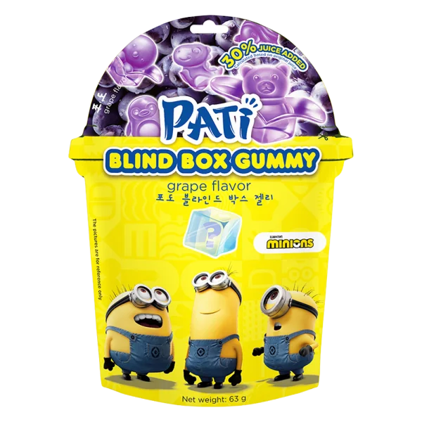 Kẹo dẻo trái cây bất ngờ PATI vị nho
