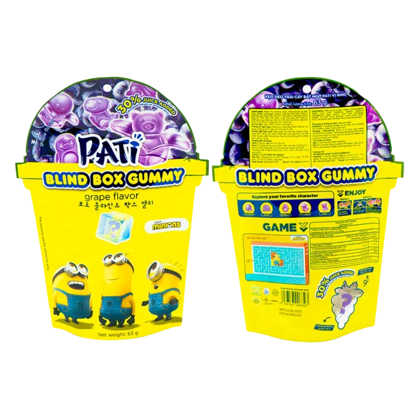 Kẹo dẻo trái cây bất ngờ PATI vị nho