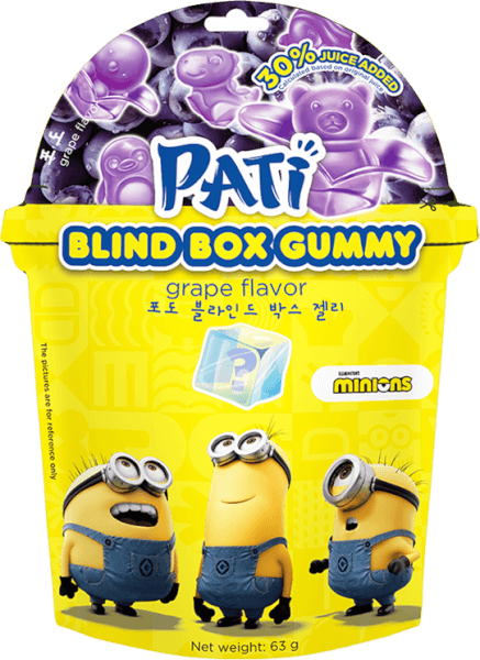Kẹo dẻo trái cây bất ngờ PATI vị nho