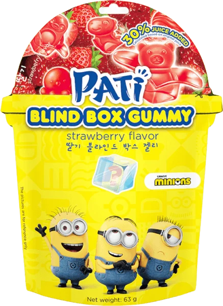 Kẹo dẻo trái cây bất ngờ PATI vị dâu