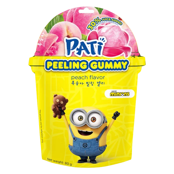 Kẹo dẻo trái cây lột vỏ PATI vị đào