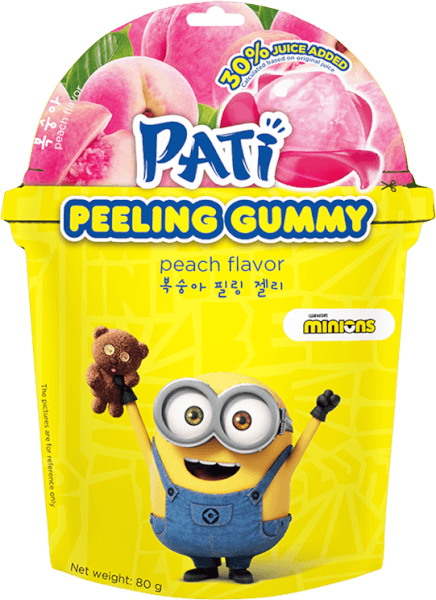 Kẹo dẻo trái cây lột vỏ PATI vị đào