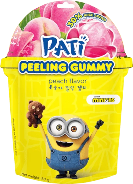 Kẹo dẻo trái cây lột vỏ PATI vị đào