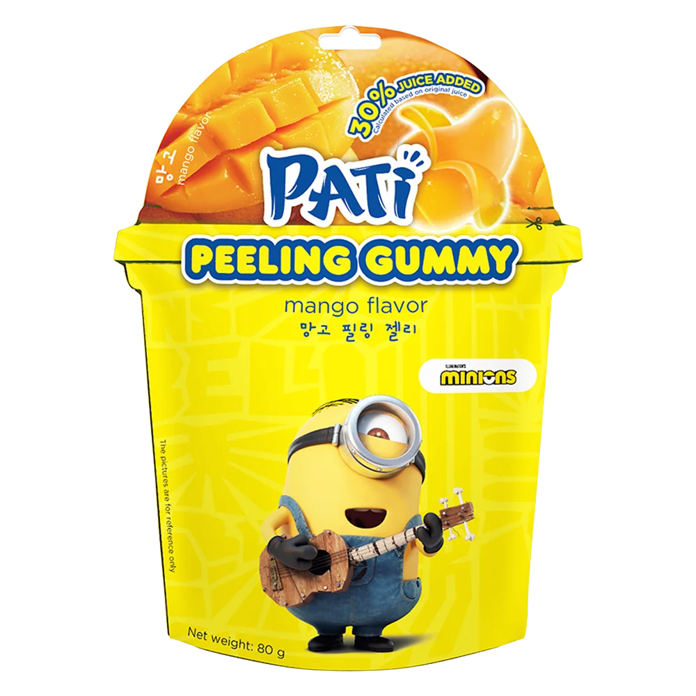 Kẹo dẻo trái cây lột vỏ PATI vị xoài