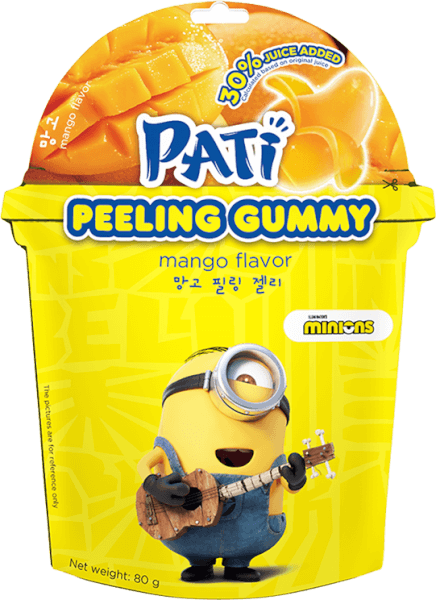 Kẹo dẻo trái cây lột vỏ PATI vị xoài