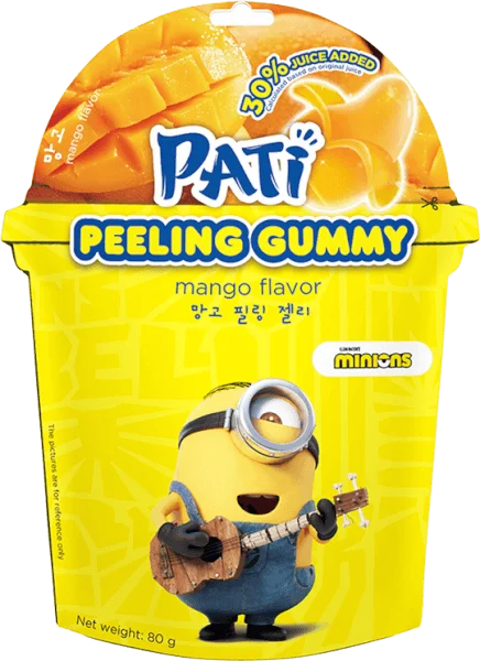 Kẹo dẻo trái cây lột vỏ PATI vị xoài