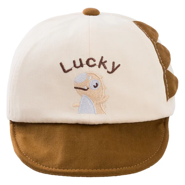 Nón lưỡi trai bé trai 1-3Y Animo A2507_JK022 (50cm, màu Trắng-Nâu)