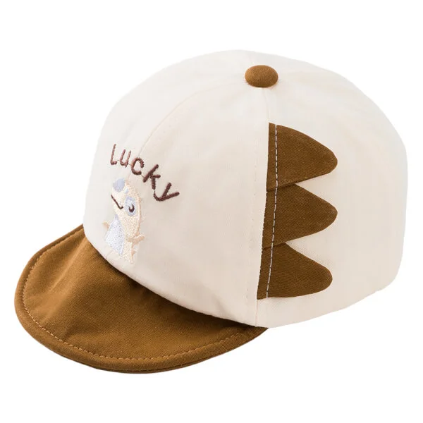 Nón lưỡi trai bé trai 1-3Y Animo A2507_JK022 (50cm, màu Trắng-Nâu)