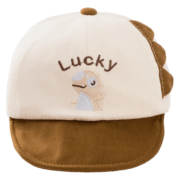 Nón lưỡi trai bé trai 1-3Y Animo A2507_JK022 (50cm, màu Trắng-Nâu)