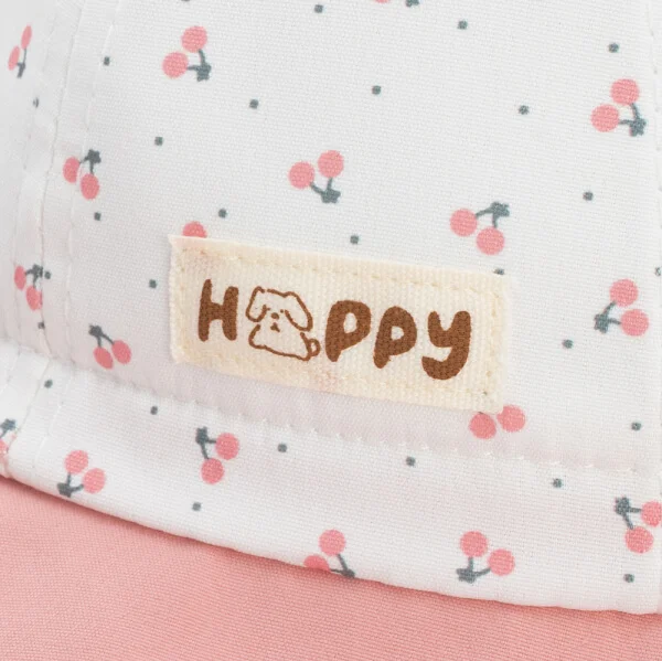 Nón vành tròn bé gái 1-3Y Animo A2507_JK013 (48cm,Trắng-Hồng)