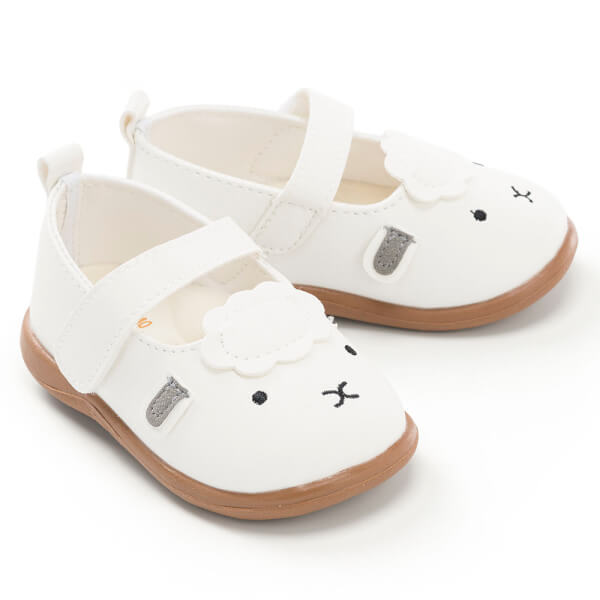 Giày bé gái Animo A2507_JK007 (size 17-19-21, màu Trắng)