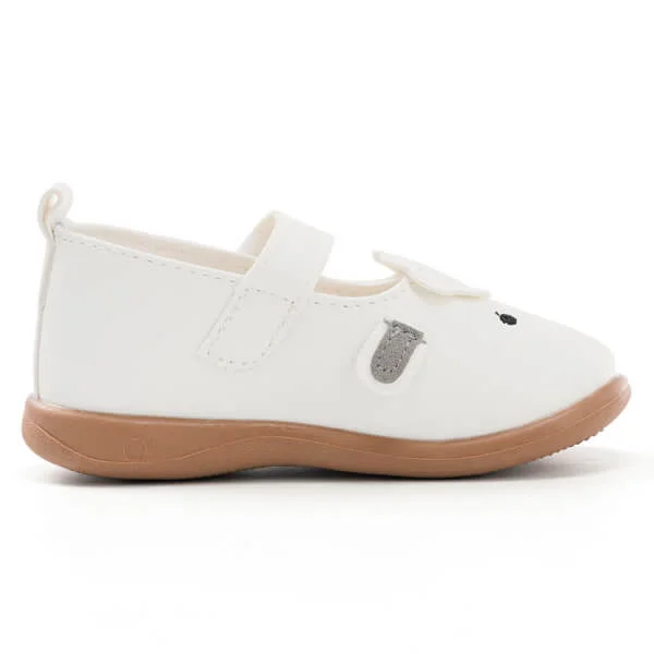 Giày bé gái Animo A2507_JK007 (size 17-19-21, màu Trắng)