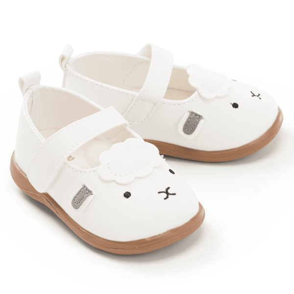 Giày bé gái Animo A2507_JK007 (size 17-19-21, màu Trắng)