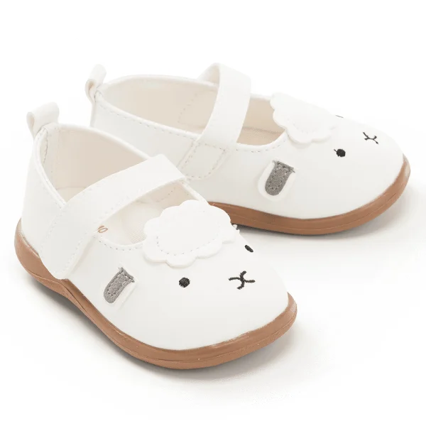 Giày bé gái Animo A2507_JK007 (size 17-19-21, màu Trắng)