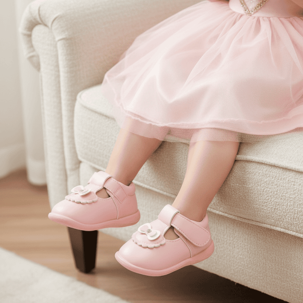 Giày bé gái 1-3Y Animo A2507_JK005 (size 17-19-21, màu Hồng)
