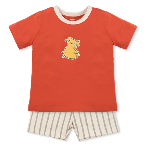 Bộ bé trai áo tay ngắn quần ngắn Animo easy(1-4Y) HN0925034