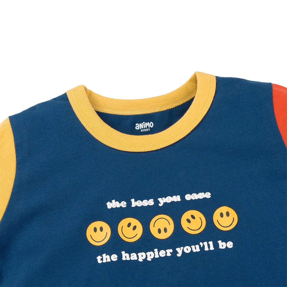 Áo bé trai ngắn Animo Easy (1Y,Xanh Dương,DD01) HN0925030