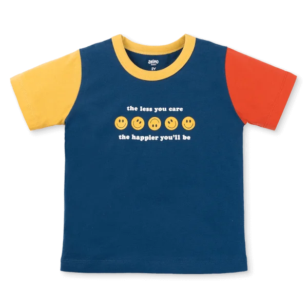 Áo bé trai ngắn Animo Easy (1Y,Xanh Dương,DD01) HN0925030