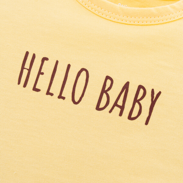 Bodysuit bé trai đùi bst friends Animo (0-3M,Vàng Xám,NN02) VD0825042