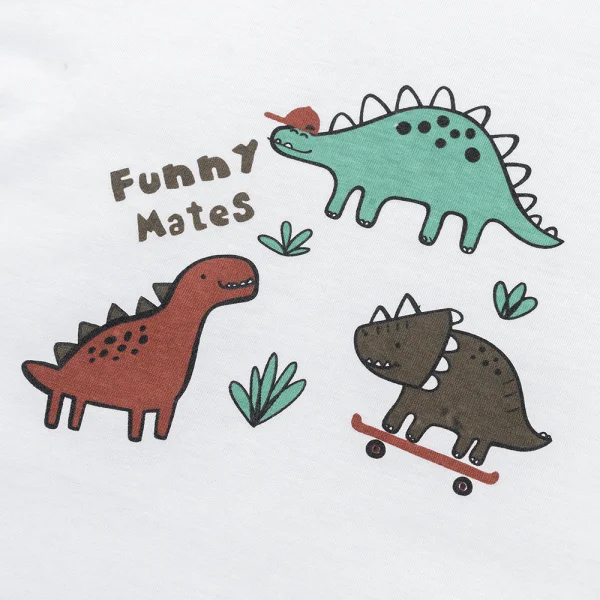 Bộ bé trai ngắn Animo Easy HN0925073 (1Y,Trắng-rêu, NN02)