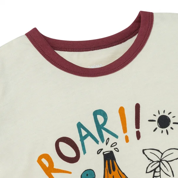 Bộ bé trai ngắn Animo Easy HN1025004 (1Y,Kem-tía, DD02)