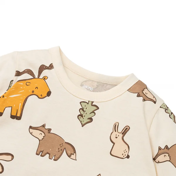 Bộ bé trai dài Animo Easy HN0925067 (1Y,Kem-nâu, NN04)