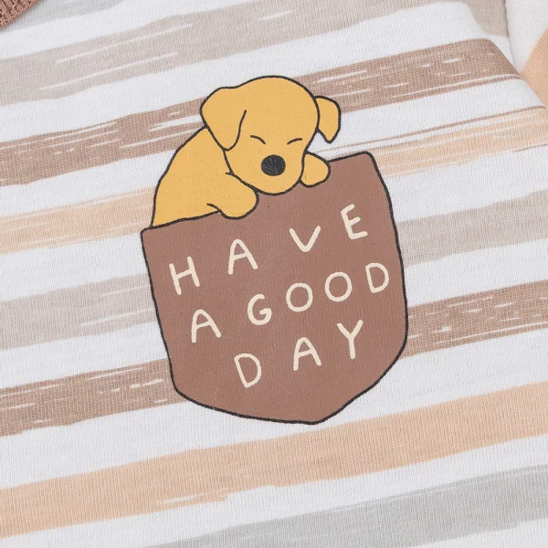 Bộ bé trai dài Animo Easy HN0925066 (1Y,Trắng-nâu, NN07)