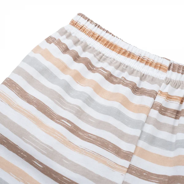 Bộ bé trai ngắn Animo Easy HN0925058 (1Y,Nâu-trắng, DD02)