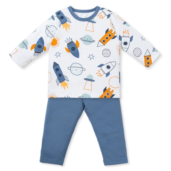 Bộ bé trai dài Animo Easy HN0925056 (1-4Y,Trắng-dương, TT04)