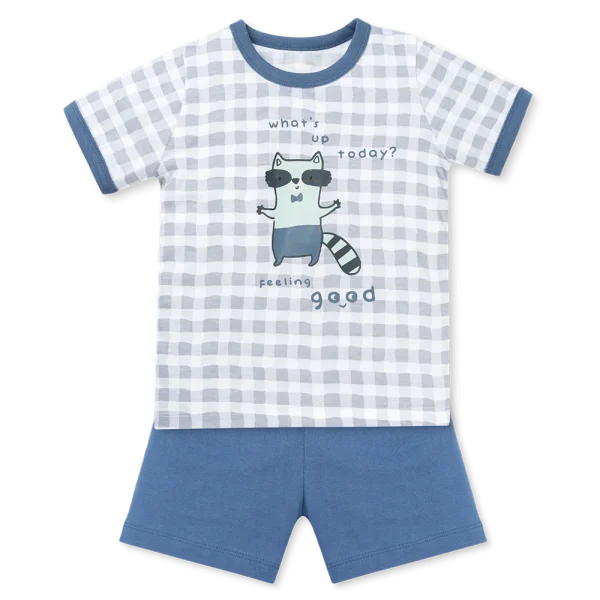 Bộ bé trai ngắn Animo Easy HN0925052 (1Y,Trắng-dương, NN09)