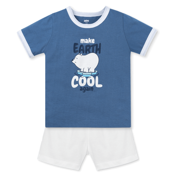 Bộ bé trai ngắn Animo Easy HN0925051 (1Y,Dương-trắng, DD02)