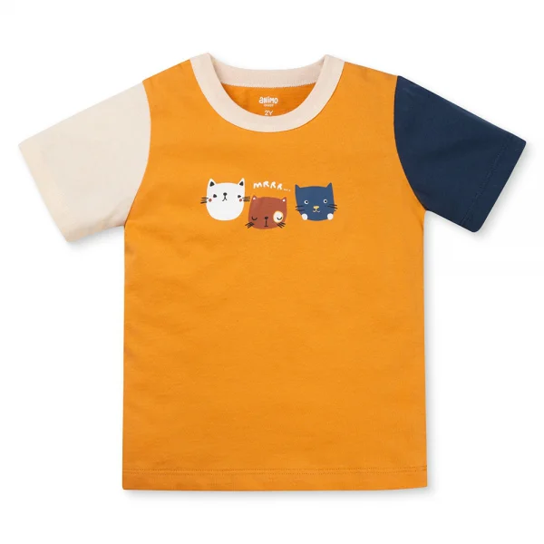 Bộ bé trai ngắn Animo Easy HN0925049 (1Y,Vàng-dương, TT01)