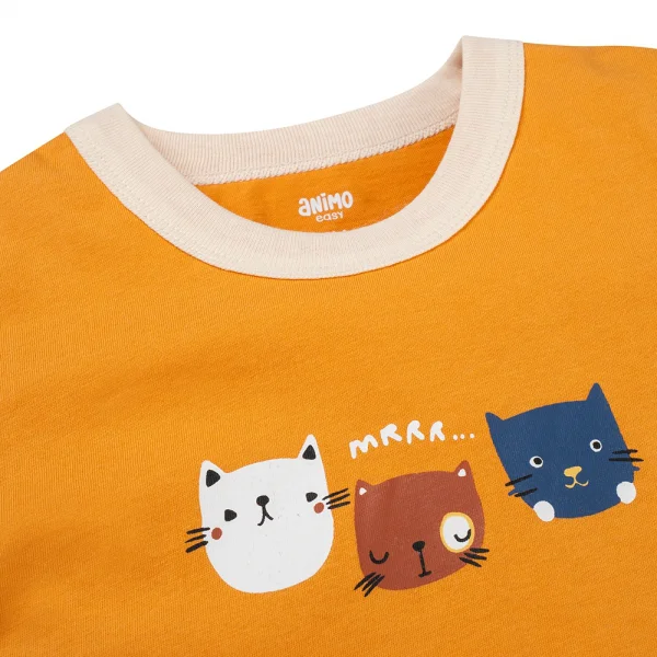 Bộ bé trai ngắn Animo Easy HN0925049 (1Y,Vàng-dương, TT01)