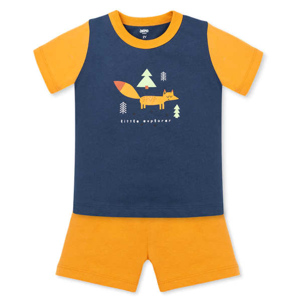 Bộ bé trai ngắn Animo Easy HN0925048 (1Y,Dương-vàng, DD01)