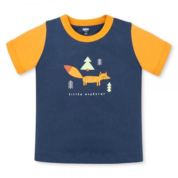 Bộ bé trai ngắn Animo Easy HN0925048 (1Y,Dương-vàng, DD01)