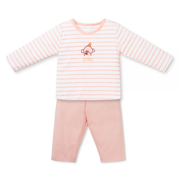 Bộ bé gái dài Animo Easy TX0925059 (2Y,Trắng-hồng,TT01)