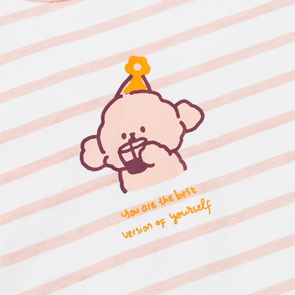 Bộ bé gái dài Animo Easy TX0925059 (2Y,Trắng-hồng,TT01)