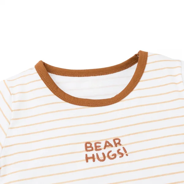 Bộ bé gái ngắn Animo Easy TX0925061 (2Y,Trắng-nâu,DD01)