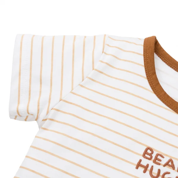 Bộ bé gái ngắn Animo Easy TX0925061 (2Y,Trắng-nâu,DD01)