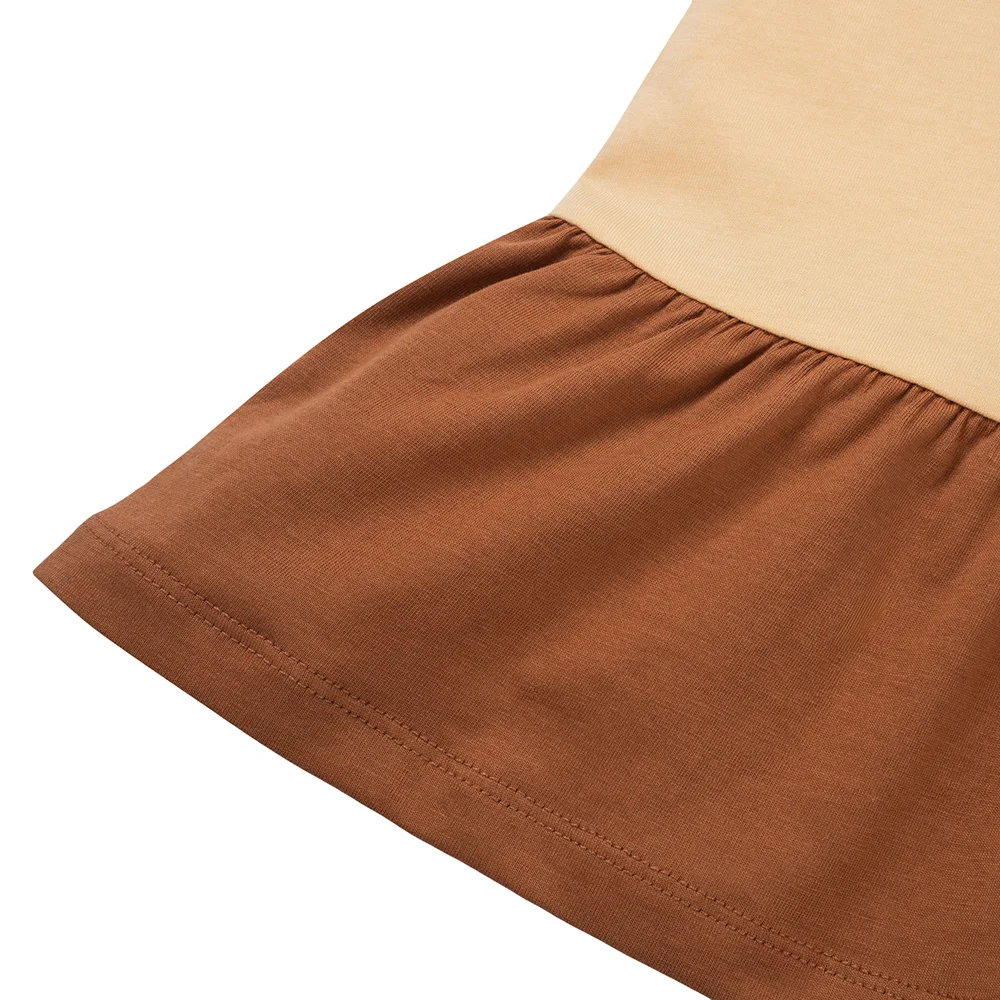 Đầm bé gái Animo Easy TX1025012 (2Y,Vàng-nâu,DD02)