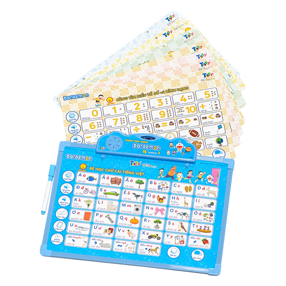 Bảng điện tử thông minh - Khám phá cùng Doraemon - 15 trong 1 - LB23