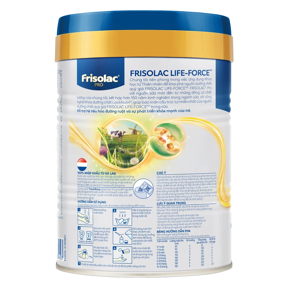 SPDDCT Frisolac Pro 1, 400g (0 -12 tháng)