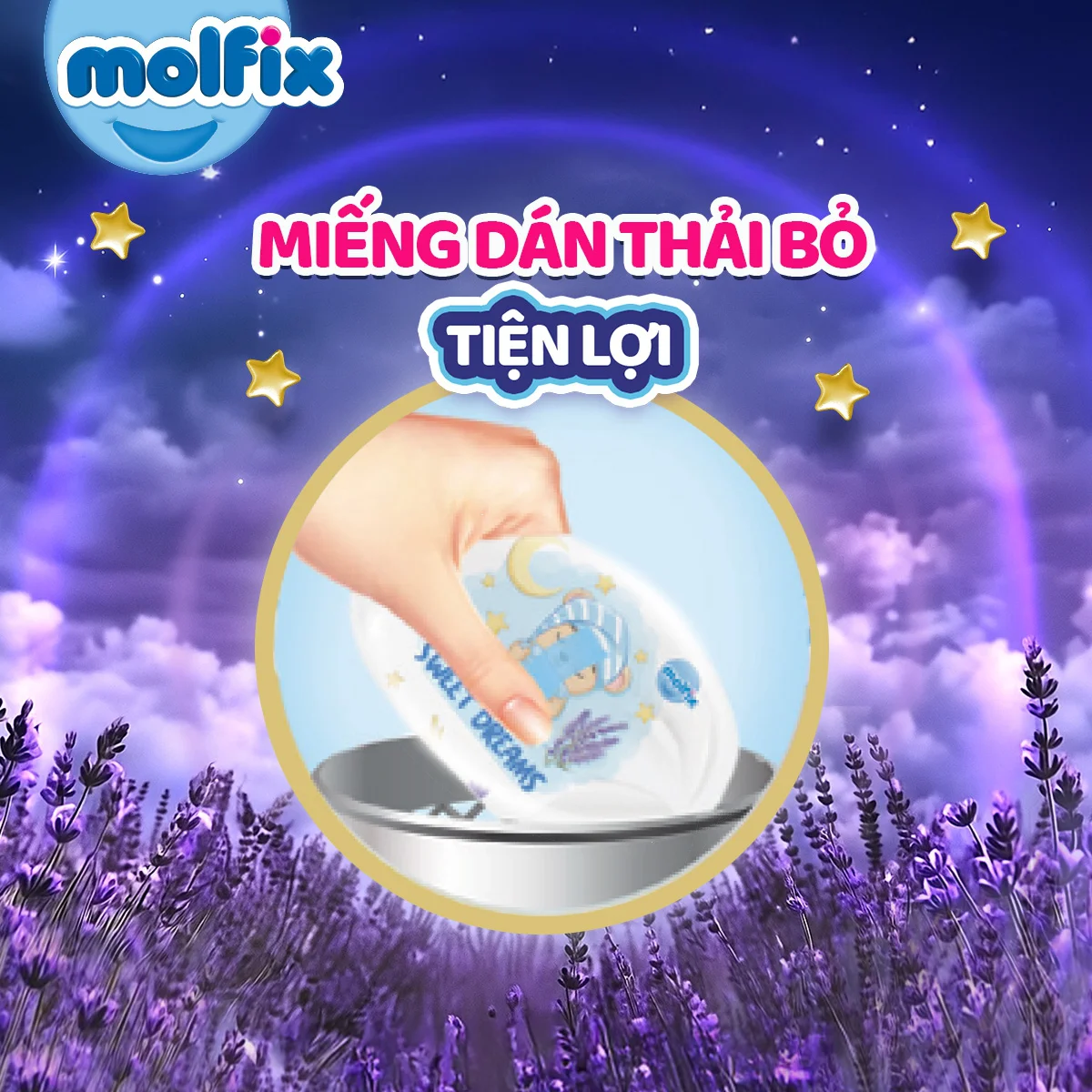 Combo 2 Molfix tã quần Sweet Dreams size XL (34+4) Jumbo