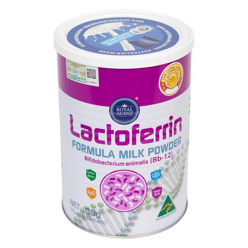 TPBS Royal Ausnz Lactoferrin Hồng Formula Milk Powder Bifidobacteriumanimalis (BB-12)